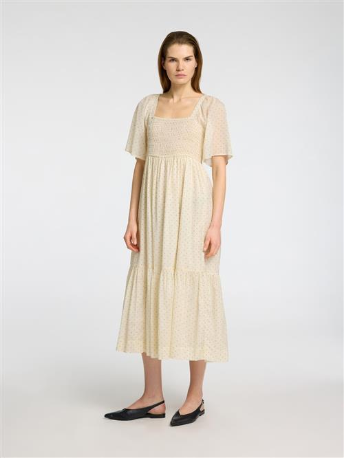 SELECTED FEMME Kjole  beige / sort