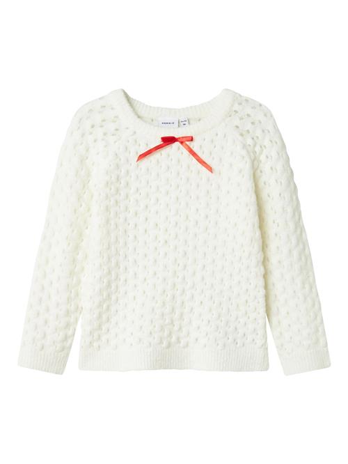 NAME IT Pullover  orange / hvid