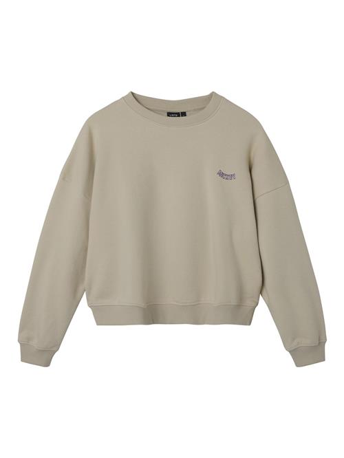 NAME IT Sweatshirt 'Micky & Minnie'  beige / lilla / sort / hvid