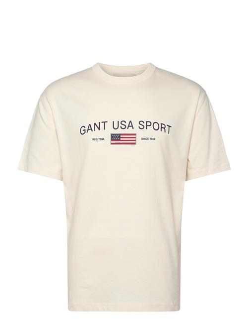 Graphic T-Shirt GANT Cream