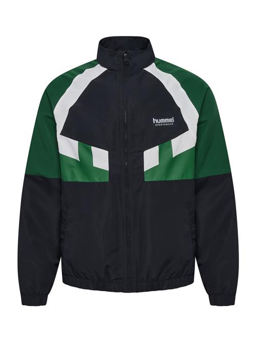 Hummel Træningsjakke  grøn / sort / hvid