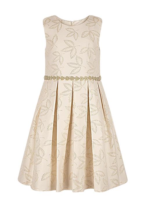happy girls Kjole  beige / guld