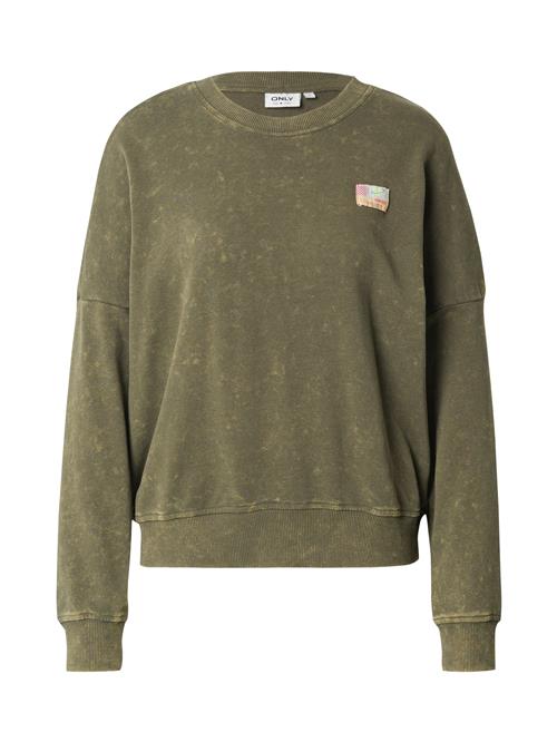 ONLY Sweatshirt 'ONLMINNA'  oliven
