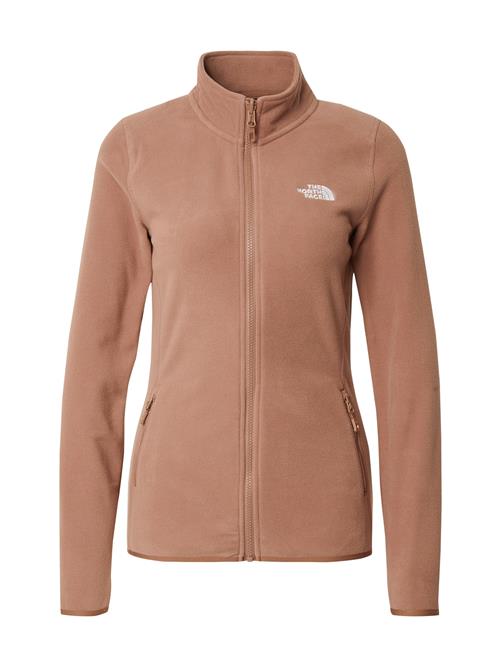 THE NORTH FACE Funktionsfleecejakke '100 GLACIER'  mokka / hvid