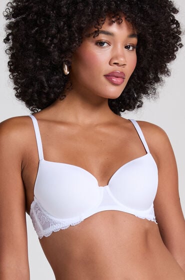 Hunkemöller Formstøbt bøjle-bh Angie Hvid