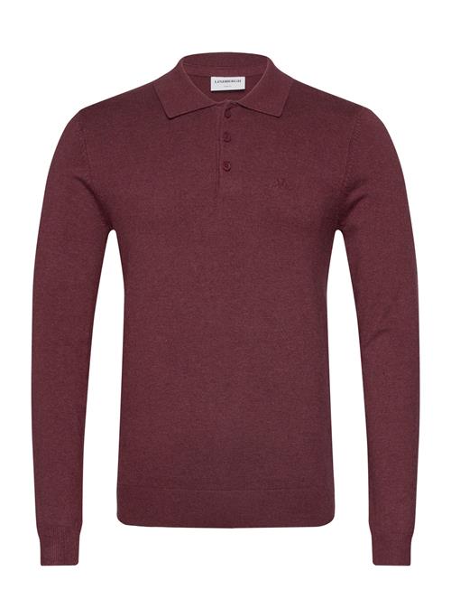 Ecovero L/S Polo Lindbergh Burgundy