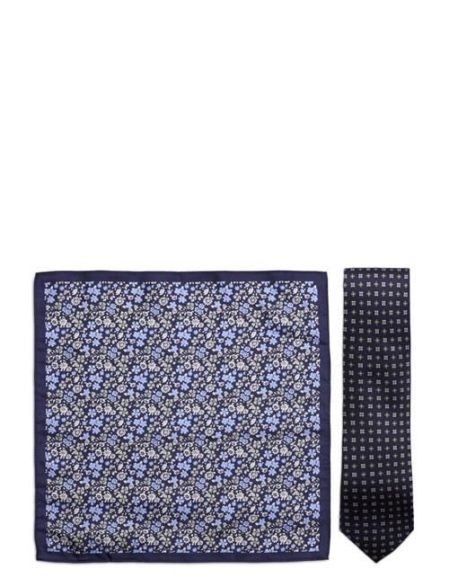 Tie & Pocket Square Amanda Christensen Navy