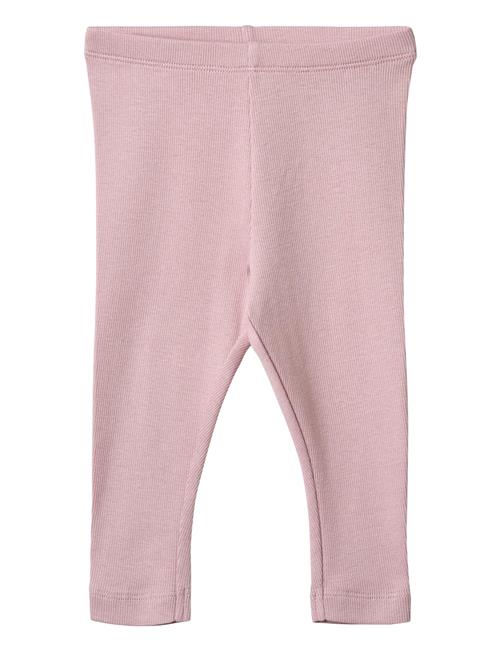 Rib Leggings Wheat Pink