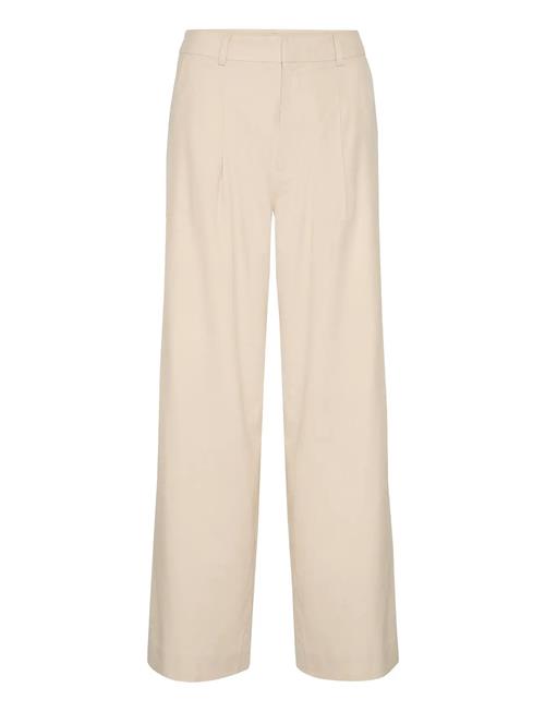 Se Elarahgz Linen Hw Pants Noos Gestuz Cream ved Booztlet