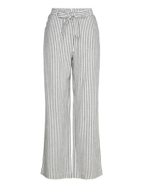 Pants From Freequent In A Soft Material With A Striped Print. The Pants Have A S FREE/QUENT Navy