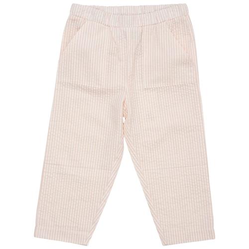 Copenhagen Colors Stribede Bukser Dusty Rose Dusty Rose Cream Stripe 98 cm  Lyserød  98 cm  unisex