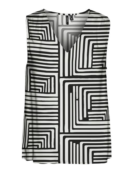 VERO MODA Bluse 'VMEASY JOY'  sort / hvid