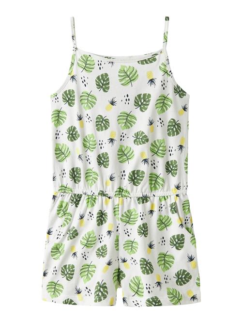 NAME IT Overall 'NKFVigga'  citron / kiwi / æble / hvid