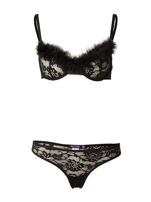 Nasty Gal Undertøjssæt  sort