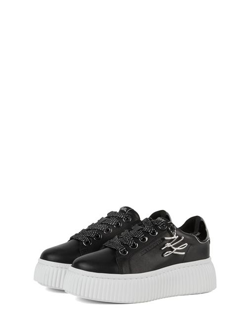 Se Karl Lagerfeld Sneaker low  sort / sølv ved About You