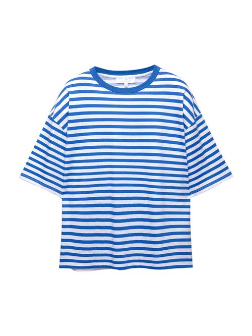 Pull&Bear Shirts  blå / hvid