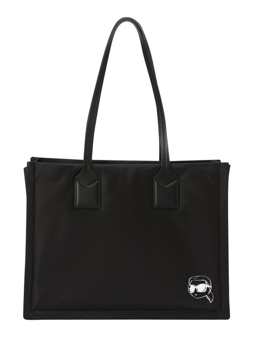 Karl Lagerfeld Shopper 'Ikon'  sort / hvid