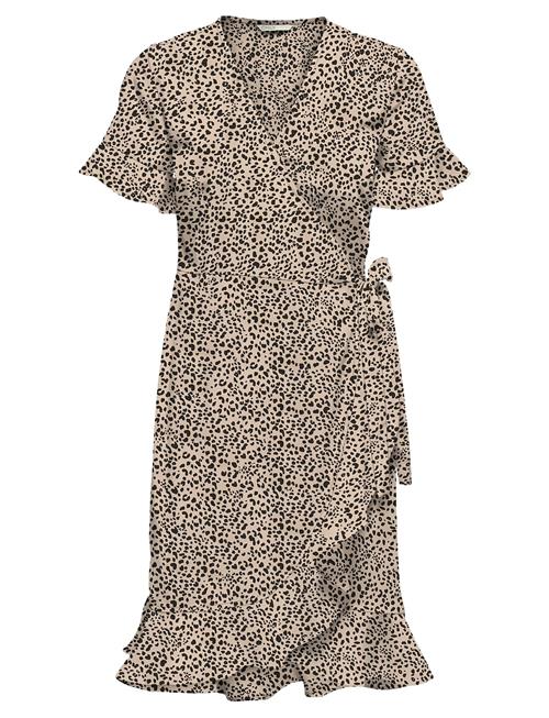 Onlolivia S/S Wrap Dress Wvn ONLY Brown