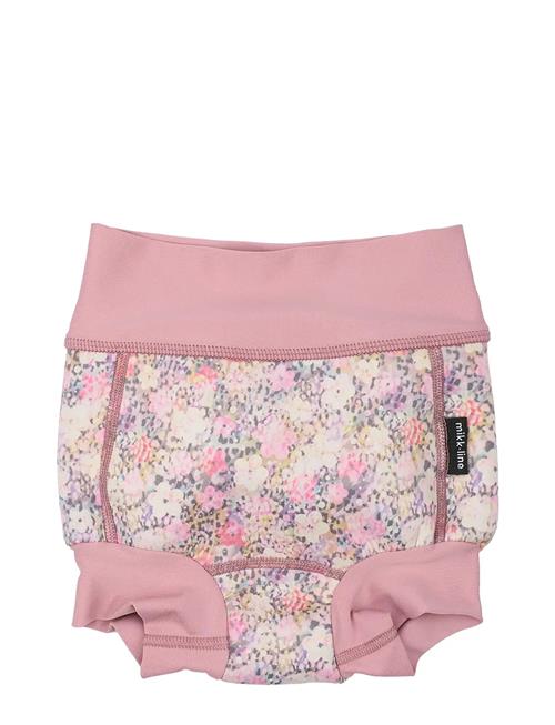 Baby Swim Pant Frill Recycled Aop Mikk-line Pink