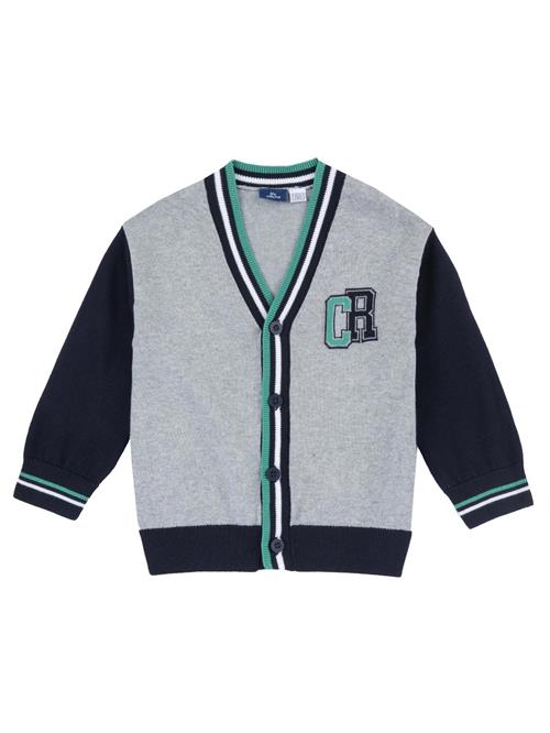 Chicco Cardigan  marin / grå-meleret / smaragd / hvid