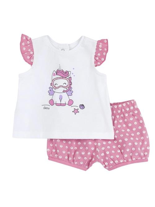 Chicco Sæt  lavendel / pink / sort / hvid