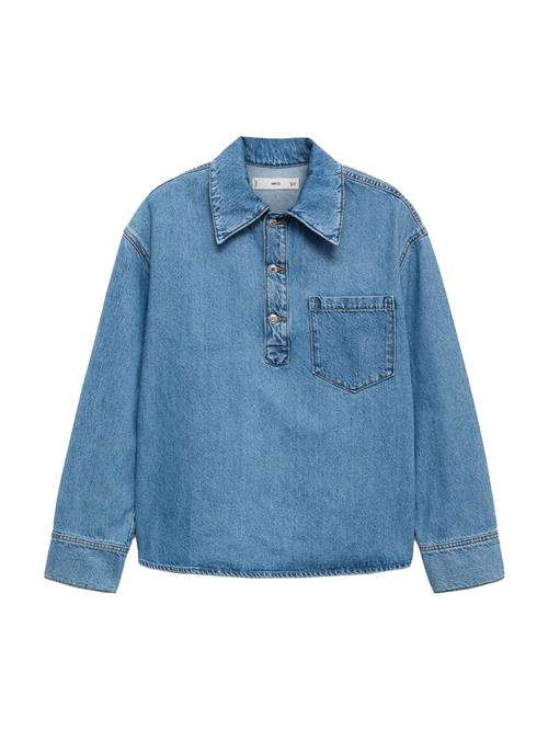 MANGO Bluse 'DANILA'  blue denim
