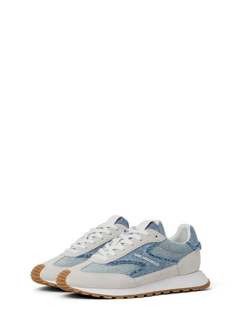 KARL LAGERFELD JEANS Sneaker low 'Kairo'  blue denim / hvid / offwhite