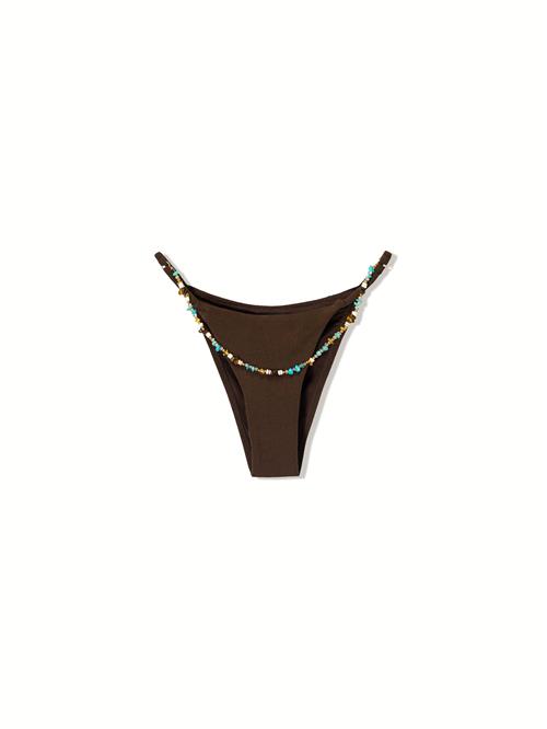 Bershka Bikinitrusse  mørkebrun