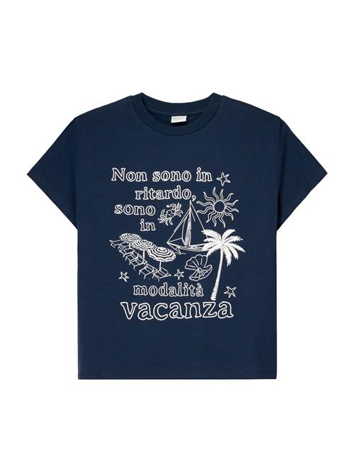 Bershka Shirts  navy / offwhite