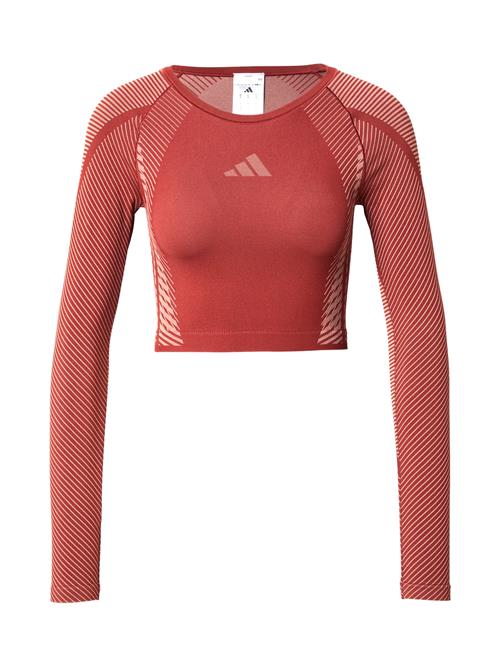 ADIDAS PERFORMANCE Funktionsbluse  cranberry / offwhite