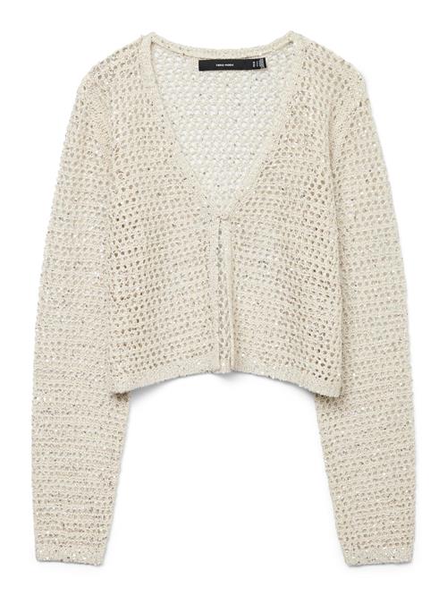 Se VERO MODA Cardigan 'LEILANI'  hvid / naturhvid ved About You