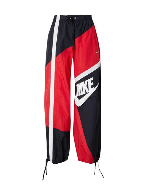 Nike Sportswear Bukser  rød / sort / hvid