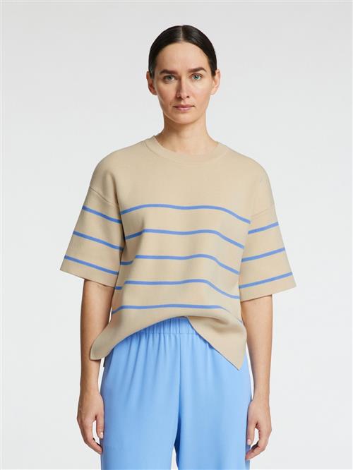 SELECTED FEMME Strikvest  blå / gul