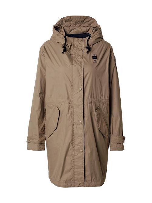 Blauer.USA Overgangsfrakke 'EMERY'  mørkebeige / sort