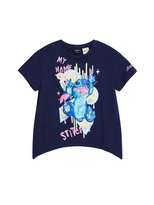 Desigual Bluser & t-shirts 'Stitch'  marin / lysegul / pink