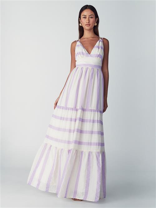 Willa Festkjole  creme / lilla