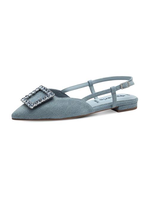 Tamaris Ballerinasko med rem  blue denim