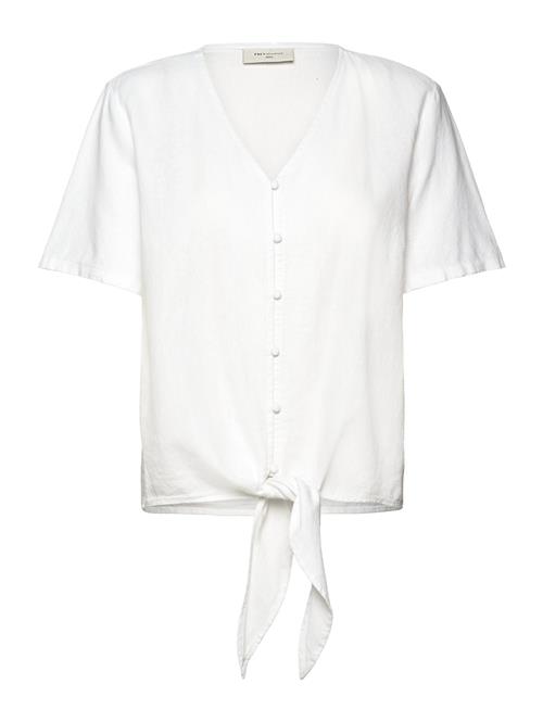 Blouse From Freequent In A Light Material. The Blouse Has A Simple Silhouette Wi FREE/QUENT White
