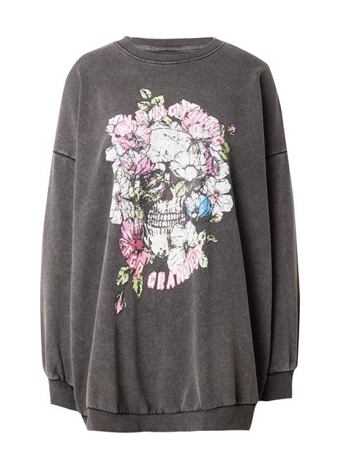 ONLY Sweatshirt 'ONLLUCINDA'  pastelgrøn / lys pink / sort-meleret / offwhite