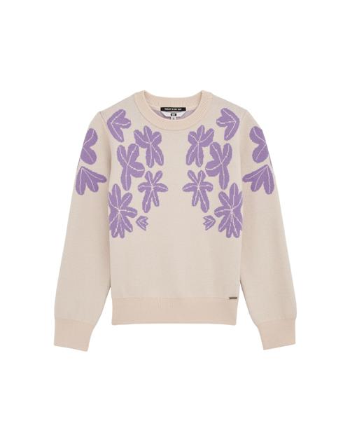 WE Fashion Pullover  beige / lilla