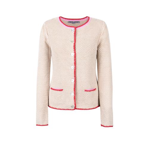 LIEBLINGSSTÜCK Cardigan  creme / pink / rød
