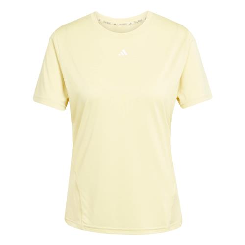 ADIDAS PERFORMANCE Funktionsbluse 'Designed For Training'  pastelgul / hvid