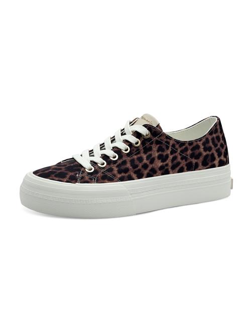 Tamaris Sneaker low  brun / sort / hvid
