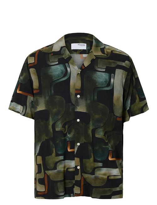 Slhrelaxvero Shirt Ss Aop B Selected Homme Patterned
