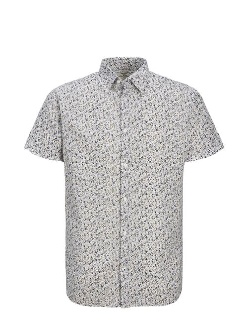 Jack & Jones Jprblasummer Print Shirt S/S Ss24 Sn Jack & J S White