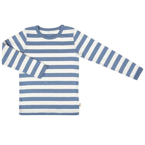 Katvig Stribet Langærmet T-shirt Blå 86 cm  Blå  86 cm  Unisex