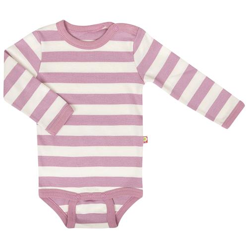 Katvig Stribet Babybody Lyserød 68 cm  Lyserød  68 cm  Unisex