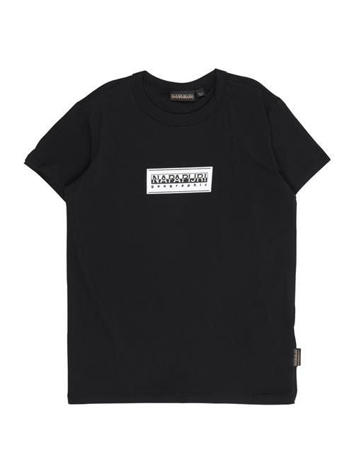 NAPAPIJRI Shirts 'K S-Chamois'  sort / hvid