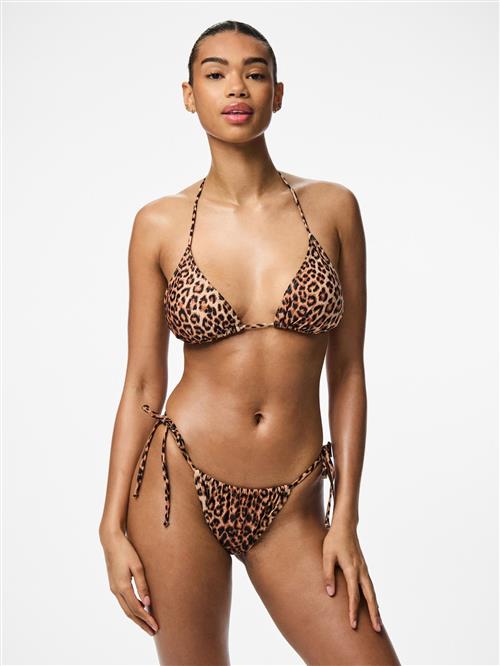 PIECES Bikinioverdel 'BAOMI'  beige / sort