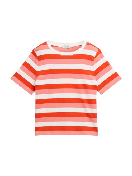 TOM TAILOR Shirts  hummer / pastelrød / hvid